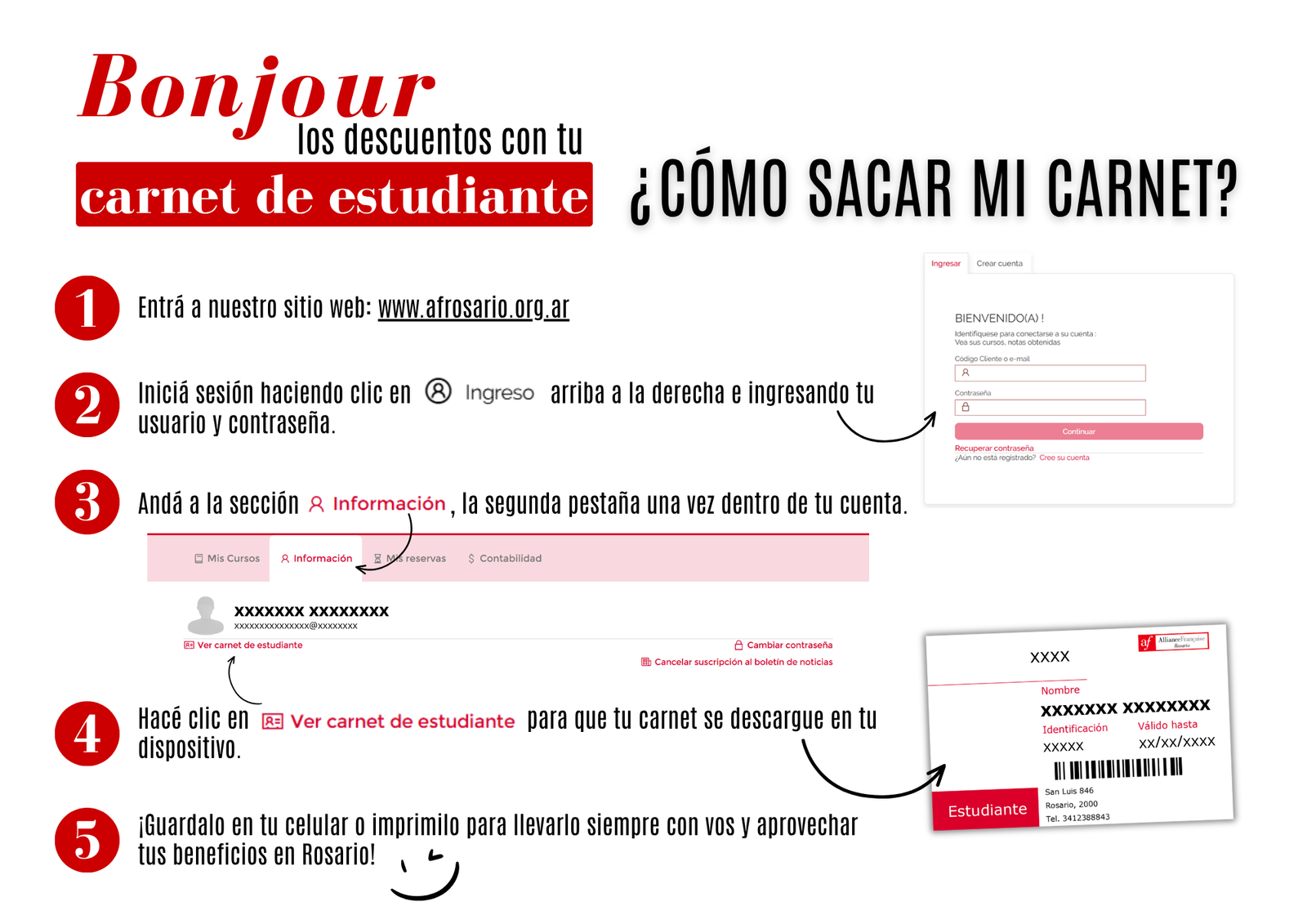 Guía carnet estudiante